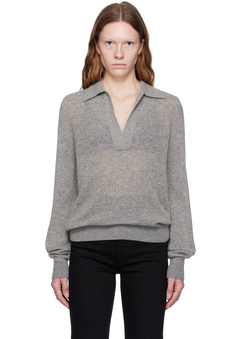 KHAITE Gray 'The Jo' Sweater