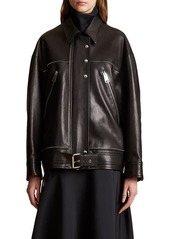 Khaite Herman Leather Moto Jacket
