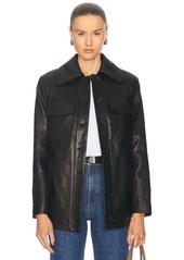 KHAITE Iana Leather Jacket