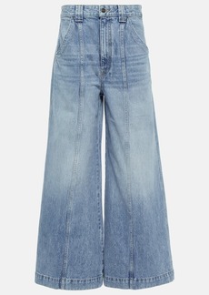 Khaite Jackie low-rise wide-leg jeans