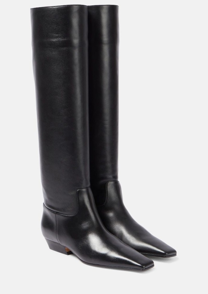 Khaite Marfa leather knee-high boots