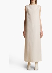 Khaite Martay Sleeveless Cotton Sheath Dress