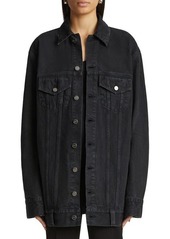 Khaite Ross Oversize Denim Trucker Jacket