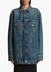 Khaite Ross Oversize Denim Trucker Jacket