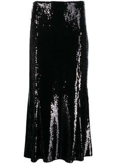 Khaite Levine high-waisted sequin skirt
