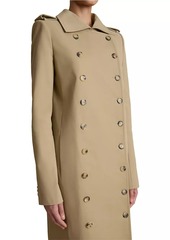 Khaite Mallory Double-Breasted Long Coat