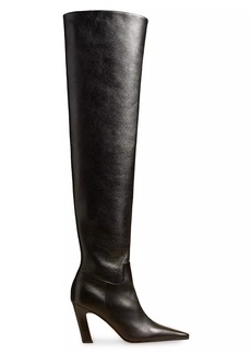Khaite Marfa 85MM Leather Over-The-Knee Boots