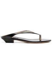 Khaite The Marion flat leather sandals