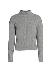 Khaite Maude Cashmere Cable-Knit Sweater