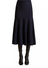 Khaite Mayu Wool Skirt