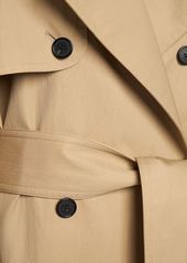 Khaite Mazlow Cotton Blend Trench Coat