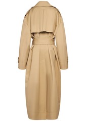 Khaite Mazlow Cotton Blend Trench Coat