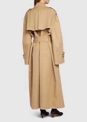 Khaite Mazlow Cotton Blend Trench Coat