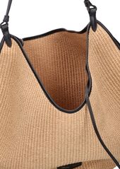 Khaite Medium Lotus Raffia Tote Bag