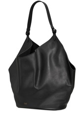 Khaite Medium Lotus Smooth Leather Shoulder Bag