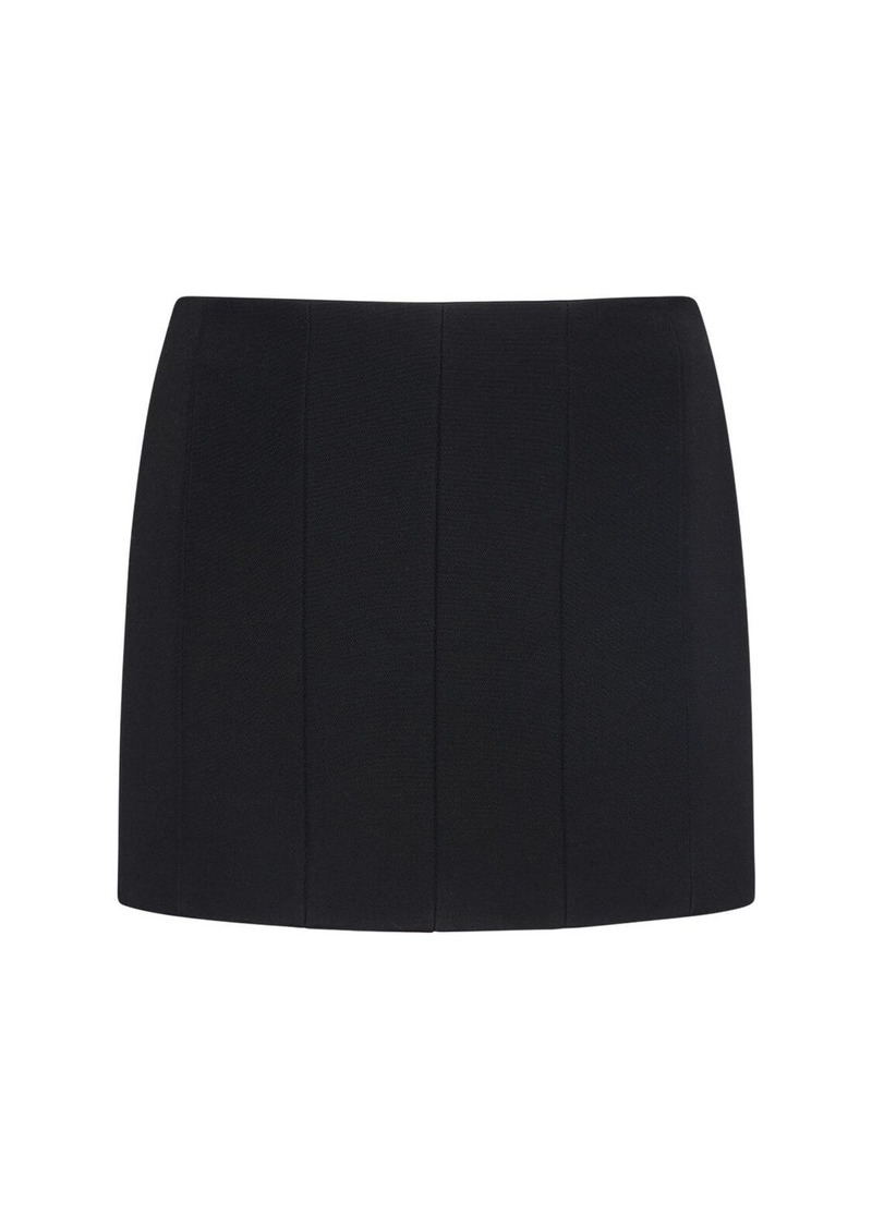 Khaite Meelar Viscose Blend Mini Skirt