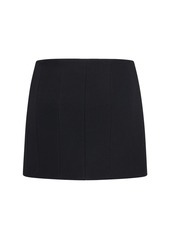 Khaite Meelar Viscose Blend Mini Skirt