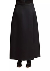 Khaite Mila Silk Skirt