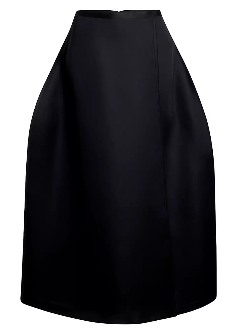 Khaite Mila Silk Skirt