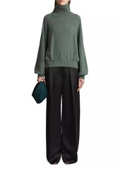 Khaite Morris Cashmere-Blend Turtleneck Sweater