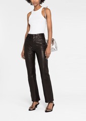 Khaite The Danielle leather trousers