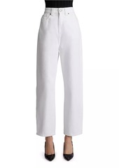 Khaite Shalbi High-Rise Straight-Leg Jeans