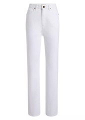 Khaite Shalbi High-Rise Straight-Leg Jeans