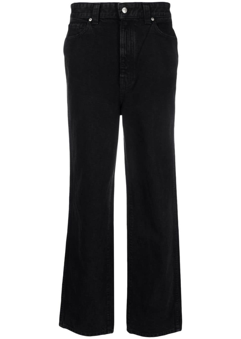 Khaite straight-leg cotton jeans