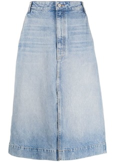 Khaite The Charlene denim skirt