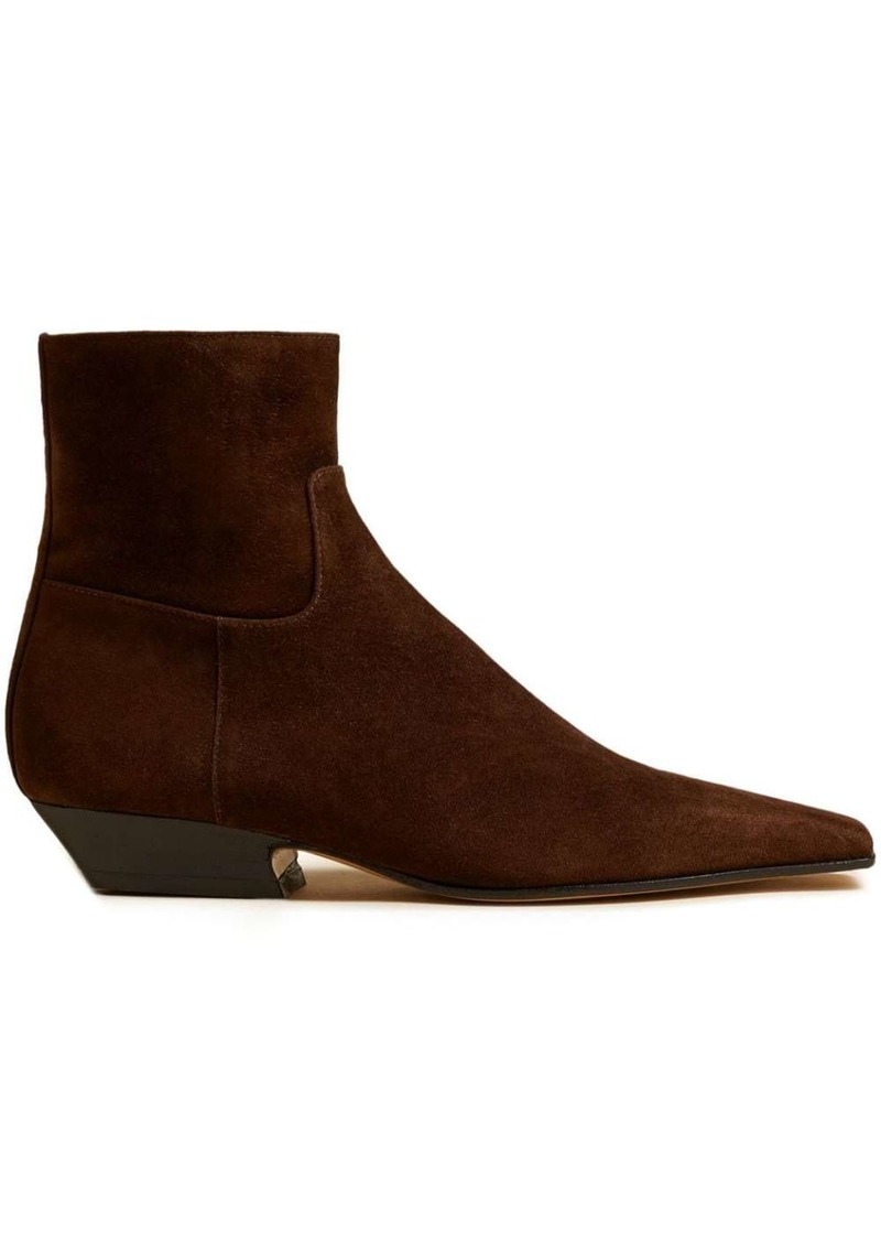 Khaite The Marfa suede ankle boots