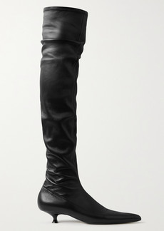 Khaite Volos Leather Over-the-knee Boots