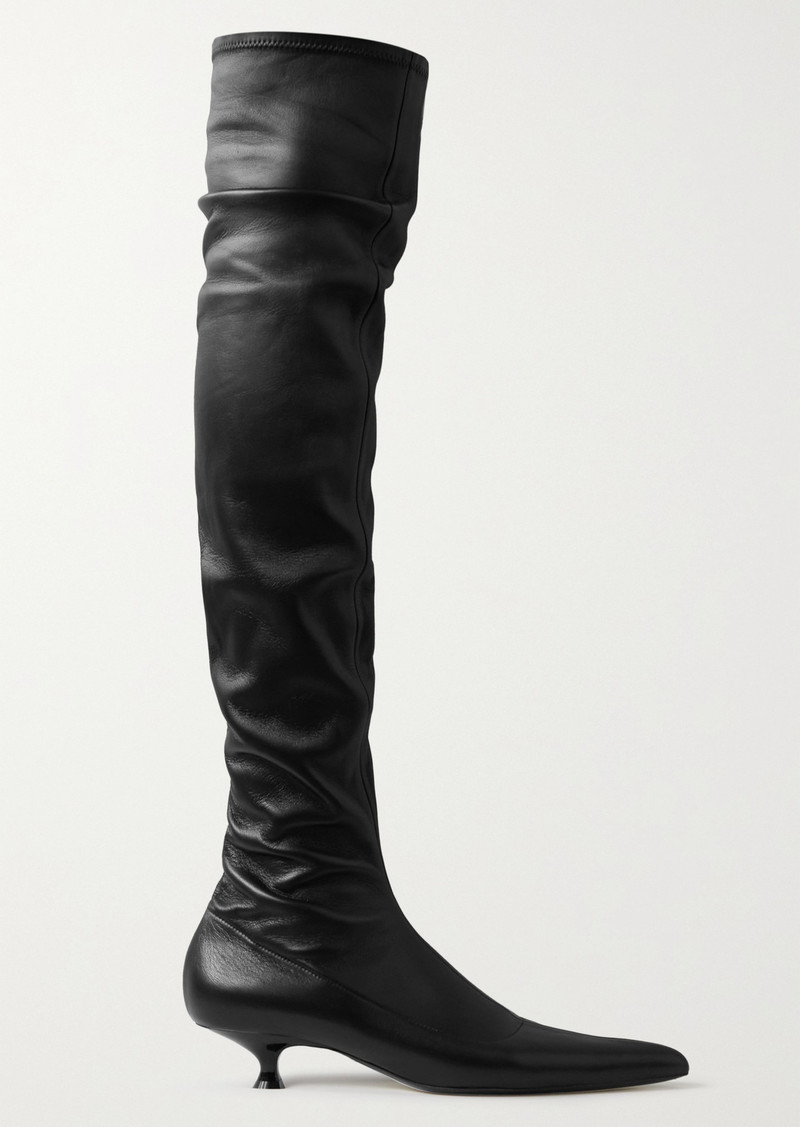 Volos Leather Over-the-knee Boots - 40% Off!