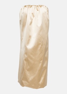 Khaite Yara cotton-blend balloon dress