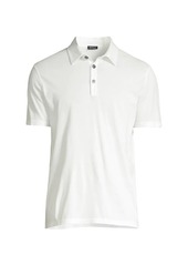 Kiton Cotton-Blend Polo T-Shirt