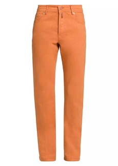 Kiton Cotton Five-Pocket Trousers