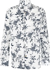 Kiton floral-print cotton shirt