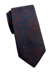 Kiton Floral Silk Tie