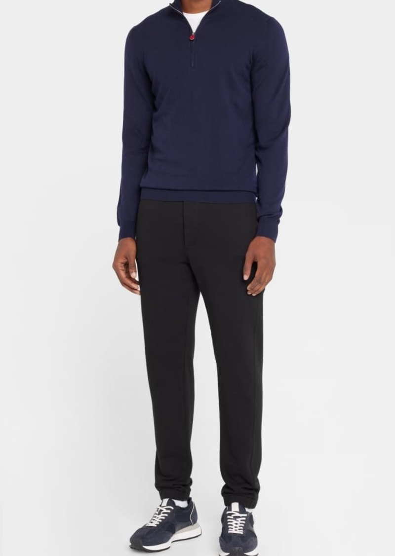 Kiton Men's Wool Half-Zip Sweater