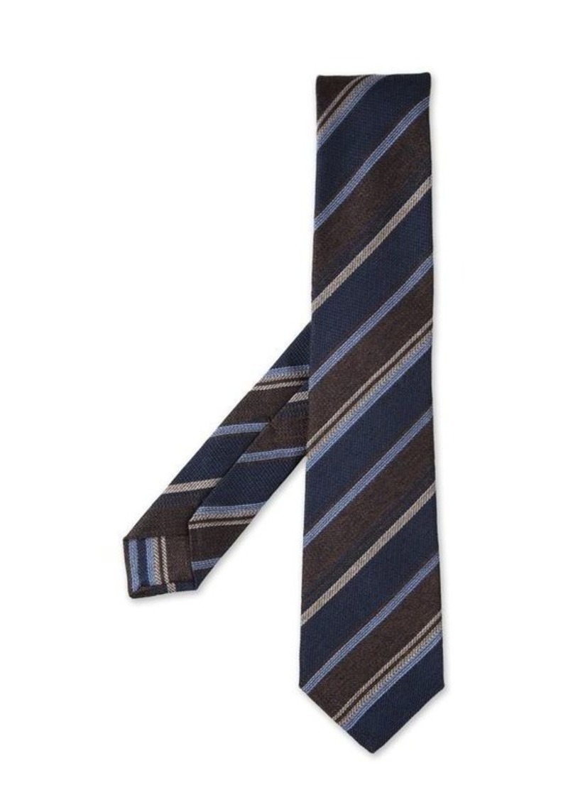 KITON Blue and Striped Tie