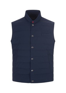 KITON Bluette Quilted Padded Gilet