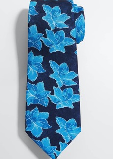 Kiton Men's Large Flower Silk Tie