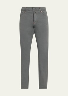 Kiton Men's Slim Fit Cotton-Stretch 5-Pocket Pants