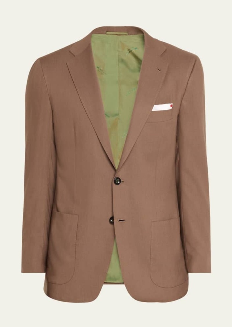 Kiton Men's Solid Cashmere Sport Coat