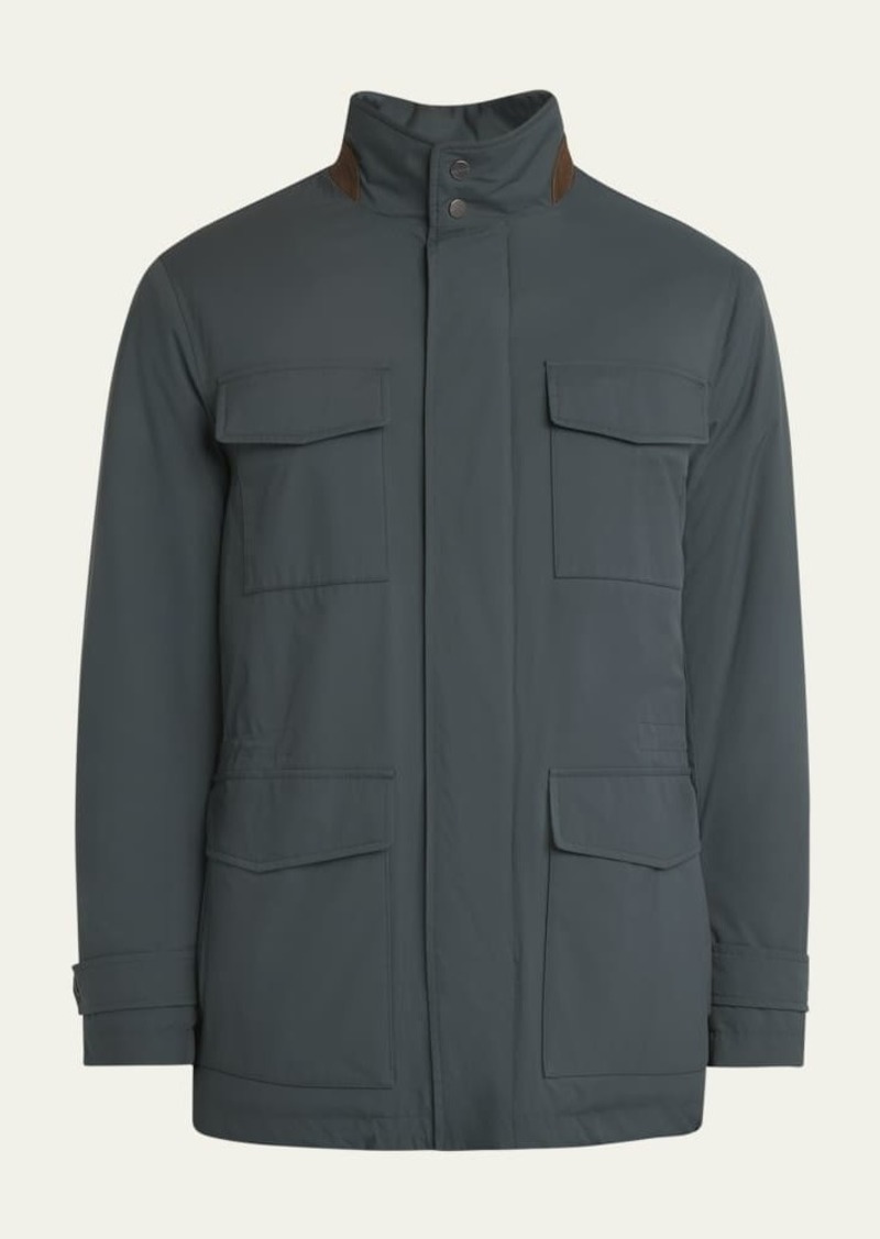 Kiton Men's Technical Field Jacket