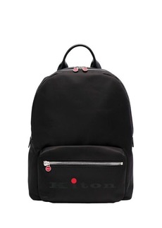 KITON Nylon Backpack With Logo