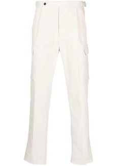 KITON STRAIGHT LEG TROUSERS WITH CARGO POCKETS