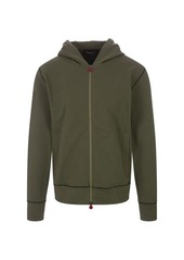 KITON Zip-Up Hoodie With Slogan