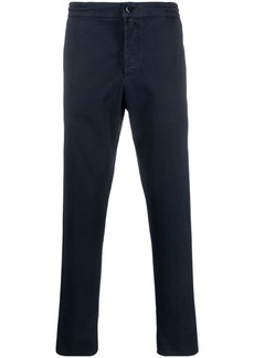 Kiton low-rise tapered-leg trousers