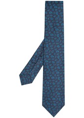 Kiton paisley print tie