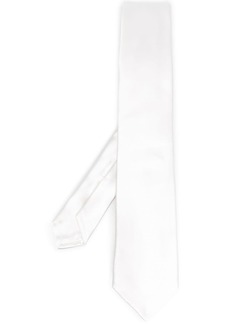 Kiton plain silk tie